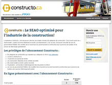 Tablet Screenshot of constructo.ca